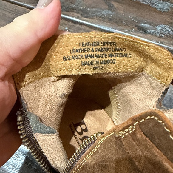 Born Brown Suede Ankle Boots - Picture 6 of 6